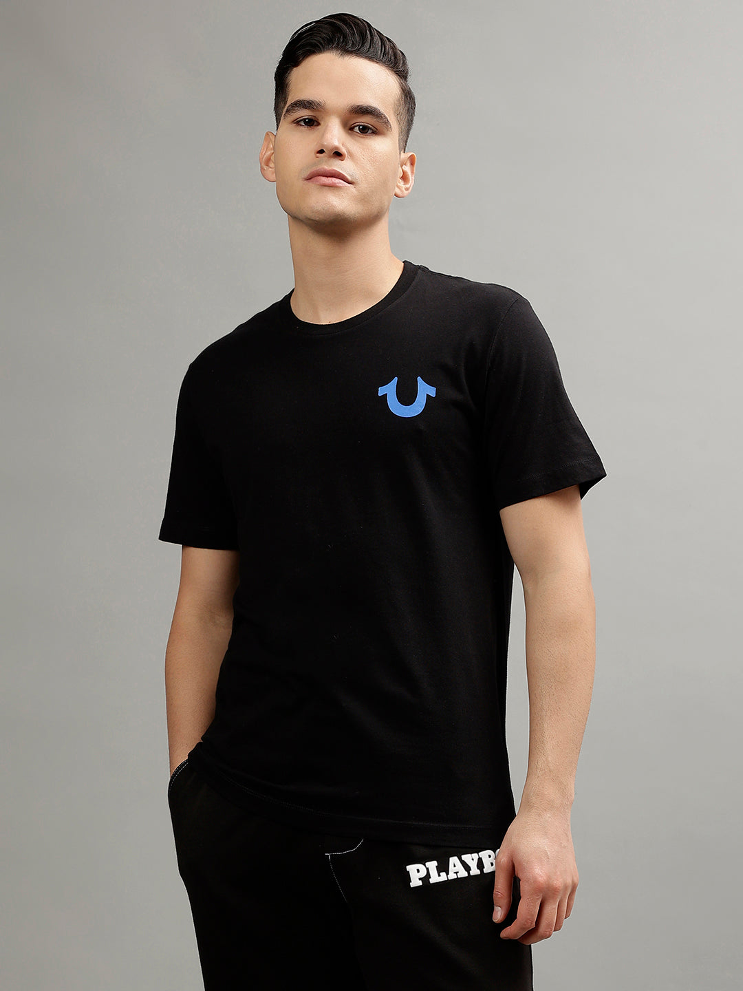 True Religion Black Fashion Slim Fit T-Shirt