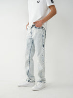 True Religion Men Solid Straight Fit Jeans