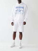 True Religion Men Solid Full Sleeves Hooded Sweatshirt