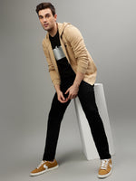 True Religion Men Solid Hooded Full Sleeves Sweatshirt