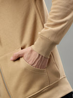 True Religion Men Solid Hooded Full Sleeves Sweatshirt