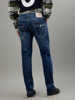 True Religion Men Solid Straight Fit Jeans