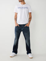 True Religion Men Faded Regular Fit Jeans
