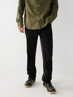 True Religion Men Solid Straight Fit Jeans