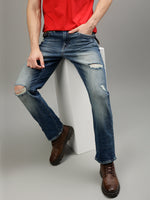 True Religion Men Solid Straight Fit Jeans