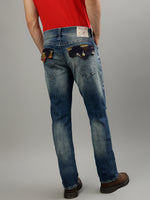 True Religion Men Solid Straight Fit Jeans