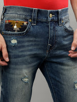 True Religion Men Solid Straight Fit Jeans