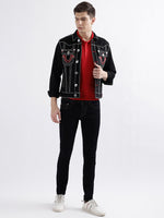 True Religion Men Blue Solid Skinny Fit Jeans