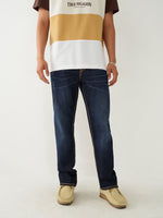 True Religion Men Solid Straight Fit Jeans