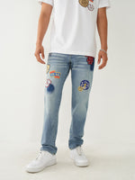 True Religion Men Solid Skinny Fit Jeans