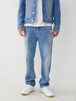 True Religion Men Faded Straight Fit Jeans