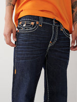 True Religion Men Solid Regular Fit Jeans