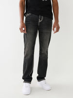 True Religion Men Grey Non Stretchable Straight Fit Jeans