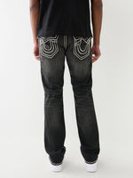 True Religion Men Grey Non Stretchable Straight Fit Jeans