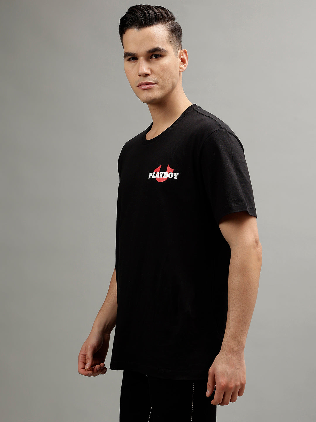 True Religion Black Fashion Relaxed Fit T-Shirt