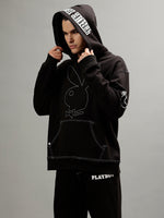 True Religion Men Printed Hooded Long Sleeves Sweatshirt