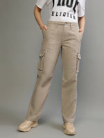 True Religion Women Solid Oversized Jeans