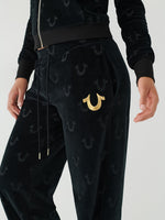 True Religion Women Solid Oversized Sweatpant