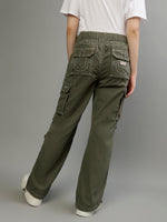 True Religion Women Solid Flared Jeans