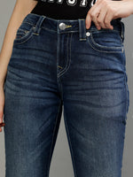 True Religion Women Solid Bootcut Jeans