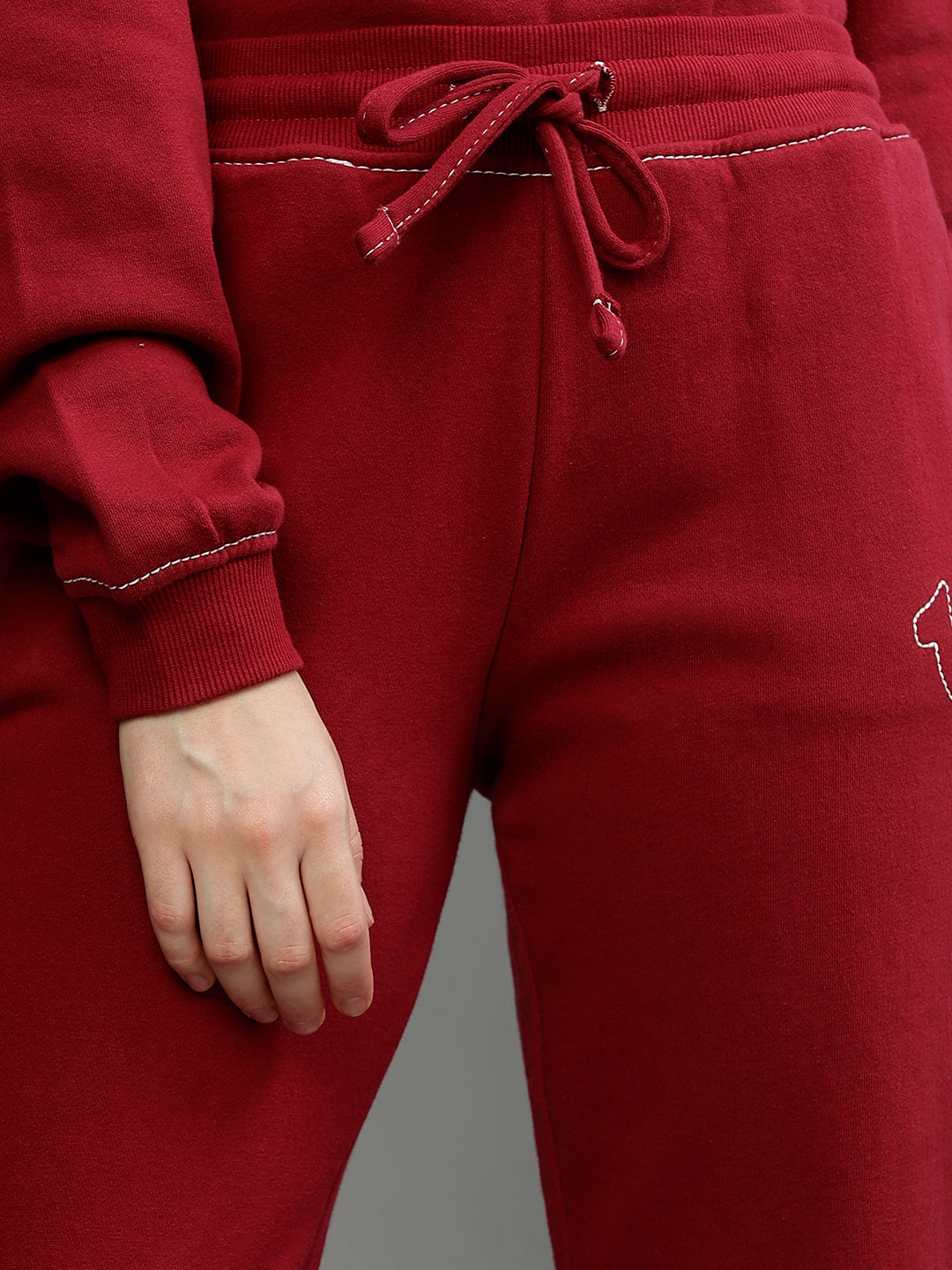 True Religion Women Solid Regular Fit Sweatpant