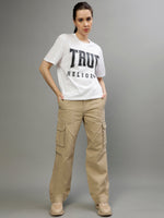 True Religion White Fashion Regular Fit T-Shirt