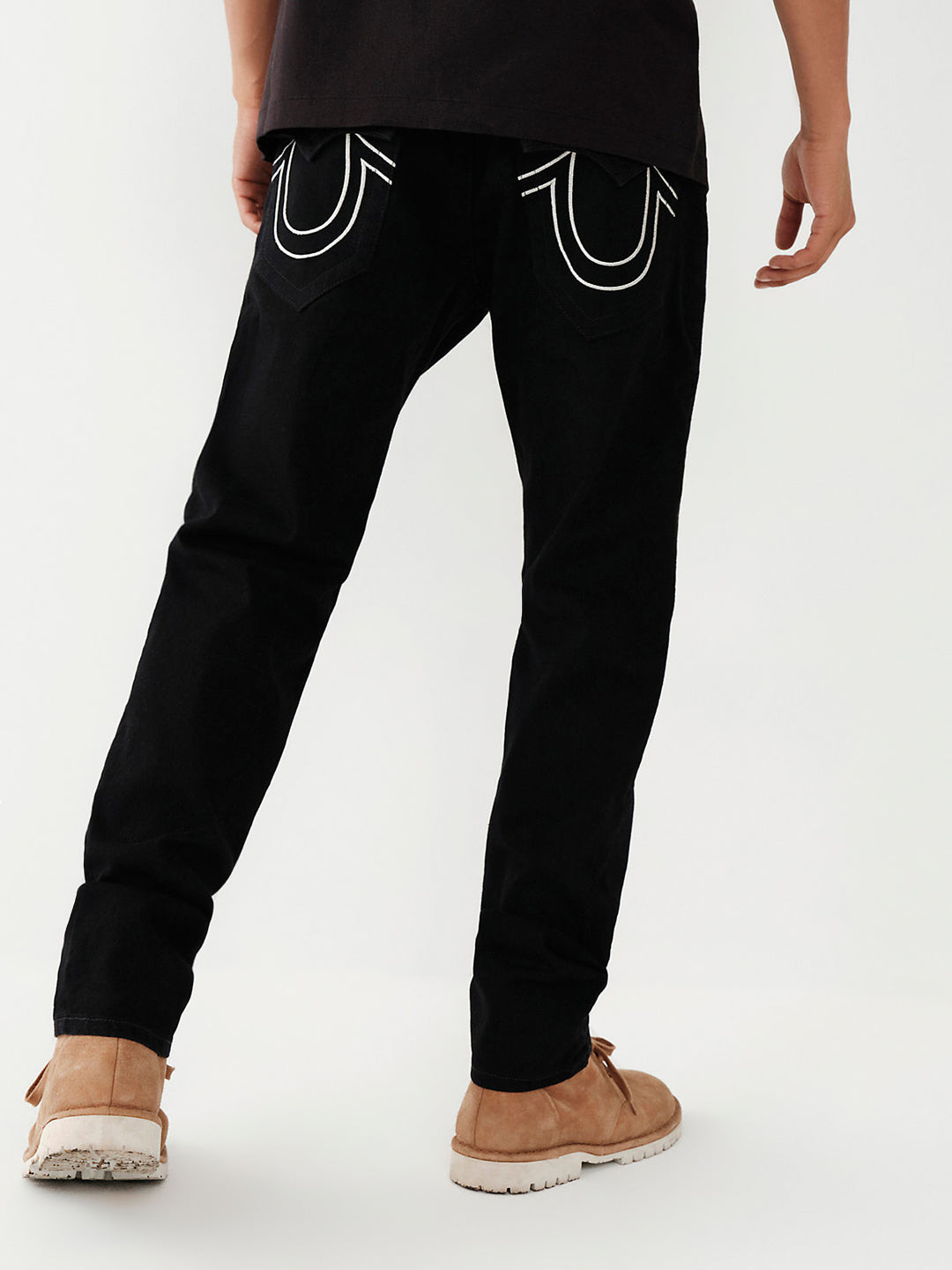 True Religion Skinny Black Mid Rise Jeans