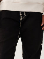 True Religion Super T Skinny Black Mid Rise Jeans