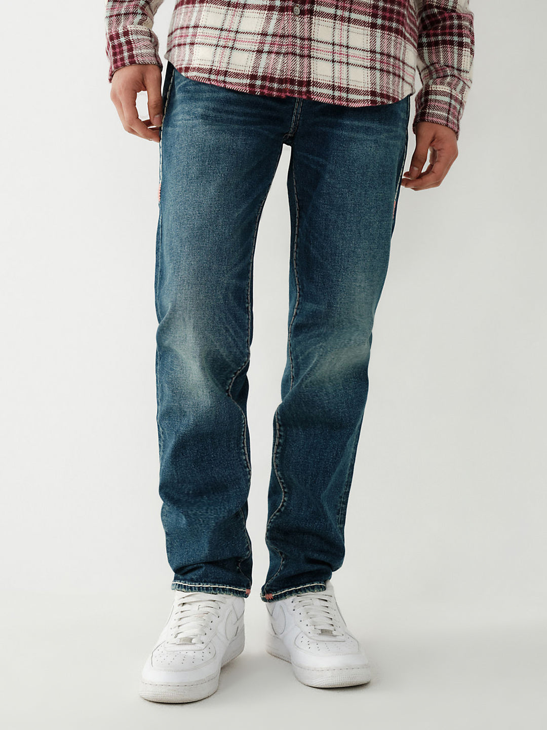 True Religion Super T Skinny Blue Mid Rise Jeans