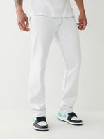 True Religion Straight White Mid Rise Jeans