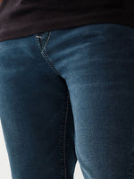 True Religion Big T MB3 MEGA Skinny Blue Mid Rise Jeans