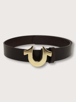True Religion Men Brown Solid Belt