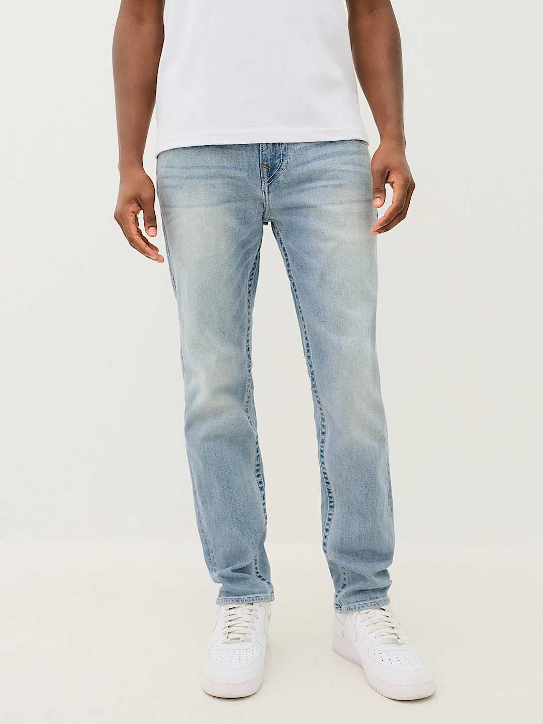 TRUE RELIGION Men SN Light Blue Rocco Jeans