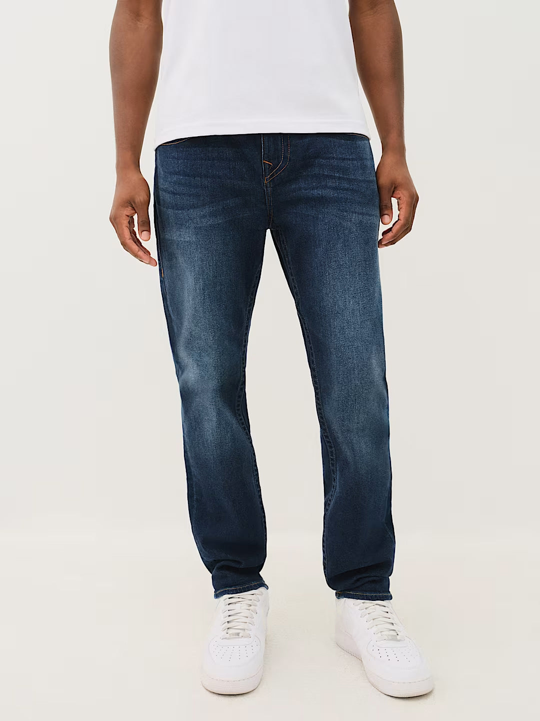 TRUE RELIGION Men Navy Rocco SN Slim Fit Jeans