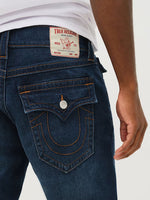 TRUE RELIGION Men Navy Blue Geno SN Slim Fit Jeans