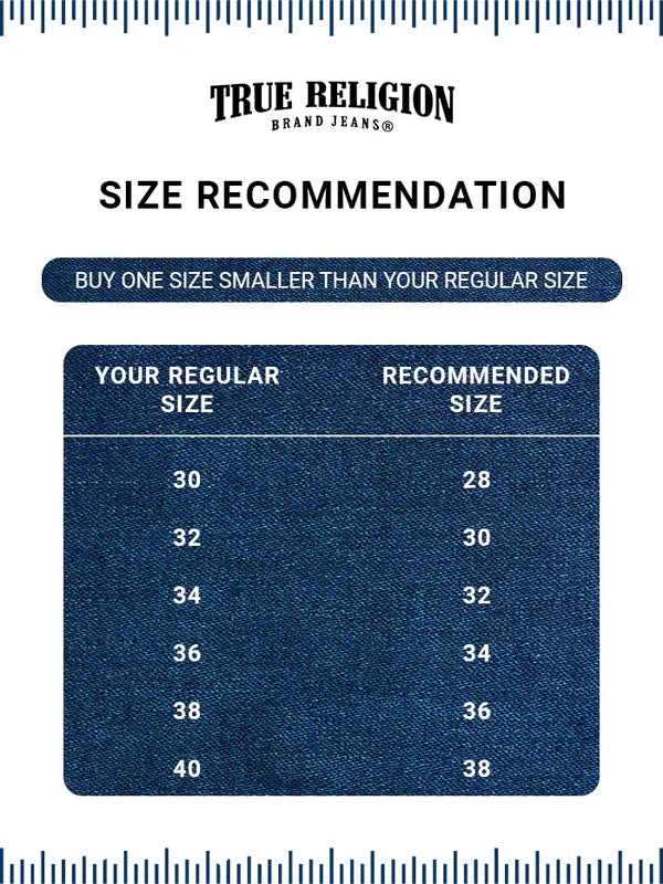 True Religion Men SUPER T Rocco Slim Fit Mid Rise Jeans