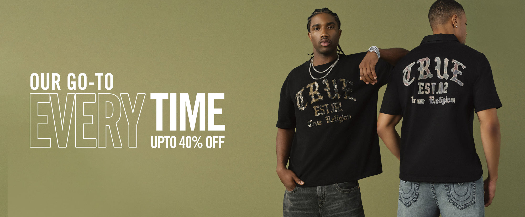 True Religion Sale Upto 40% off