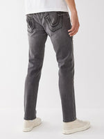 True Religion Men Big QT Rocco Skinny Fit Mid Rise Jeans