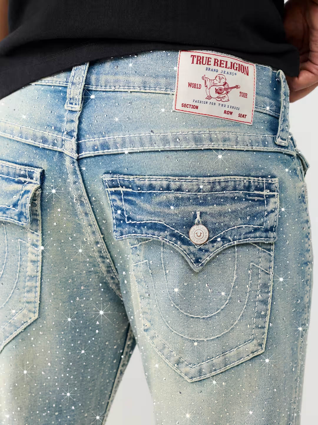 Men blue billy big t bootcut fit jeans