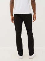 True Religion Men Black Skinny Fit Solid Jeans