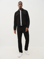 True Religion Men Black Skinny Fit Solid Jeans