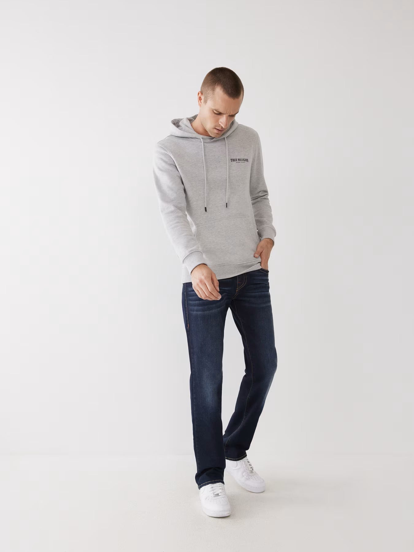Men sn ricky straight fit dark wash jeans