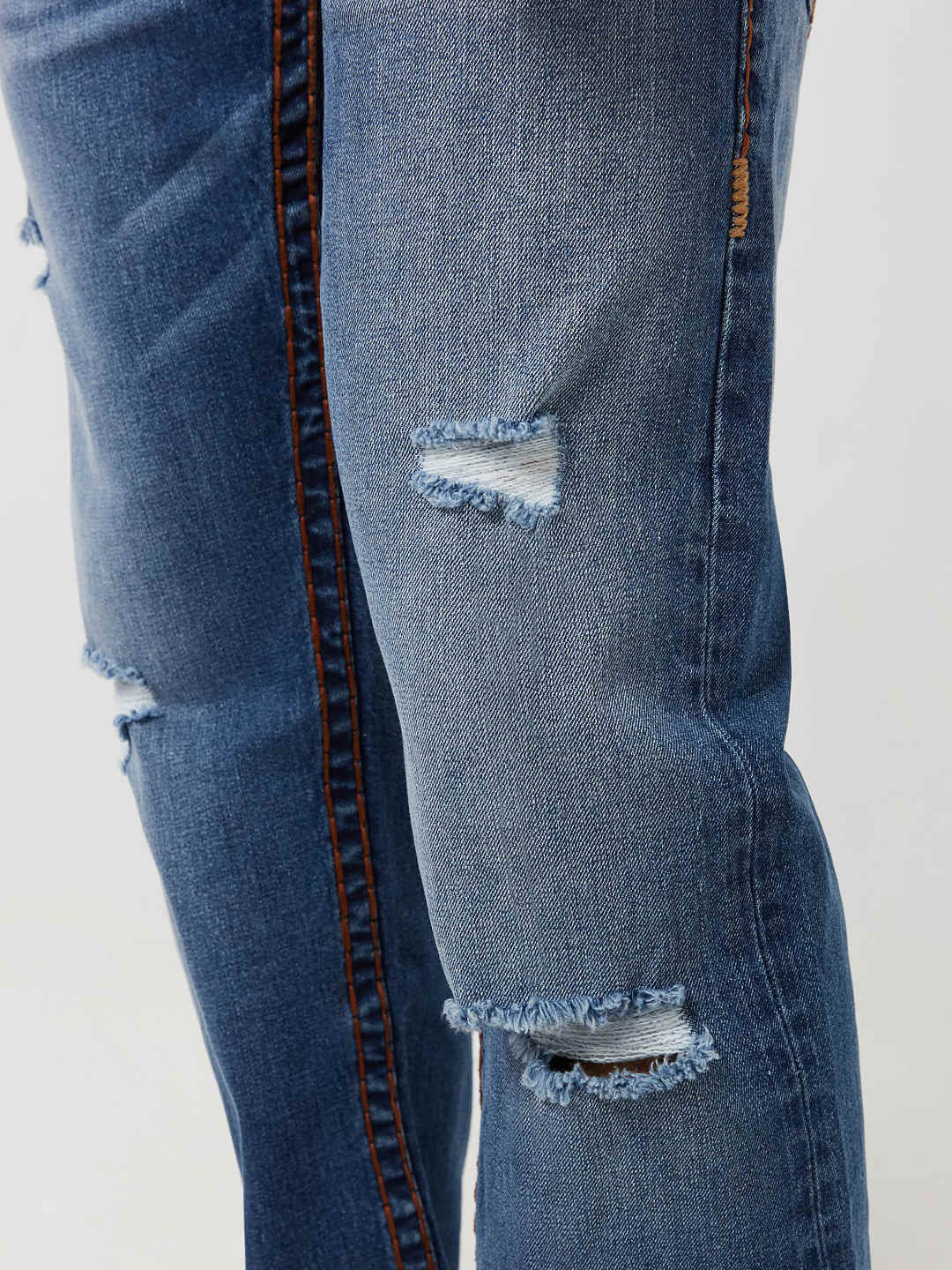True Religion Men Blue Super T Ricky Jeans