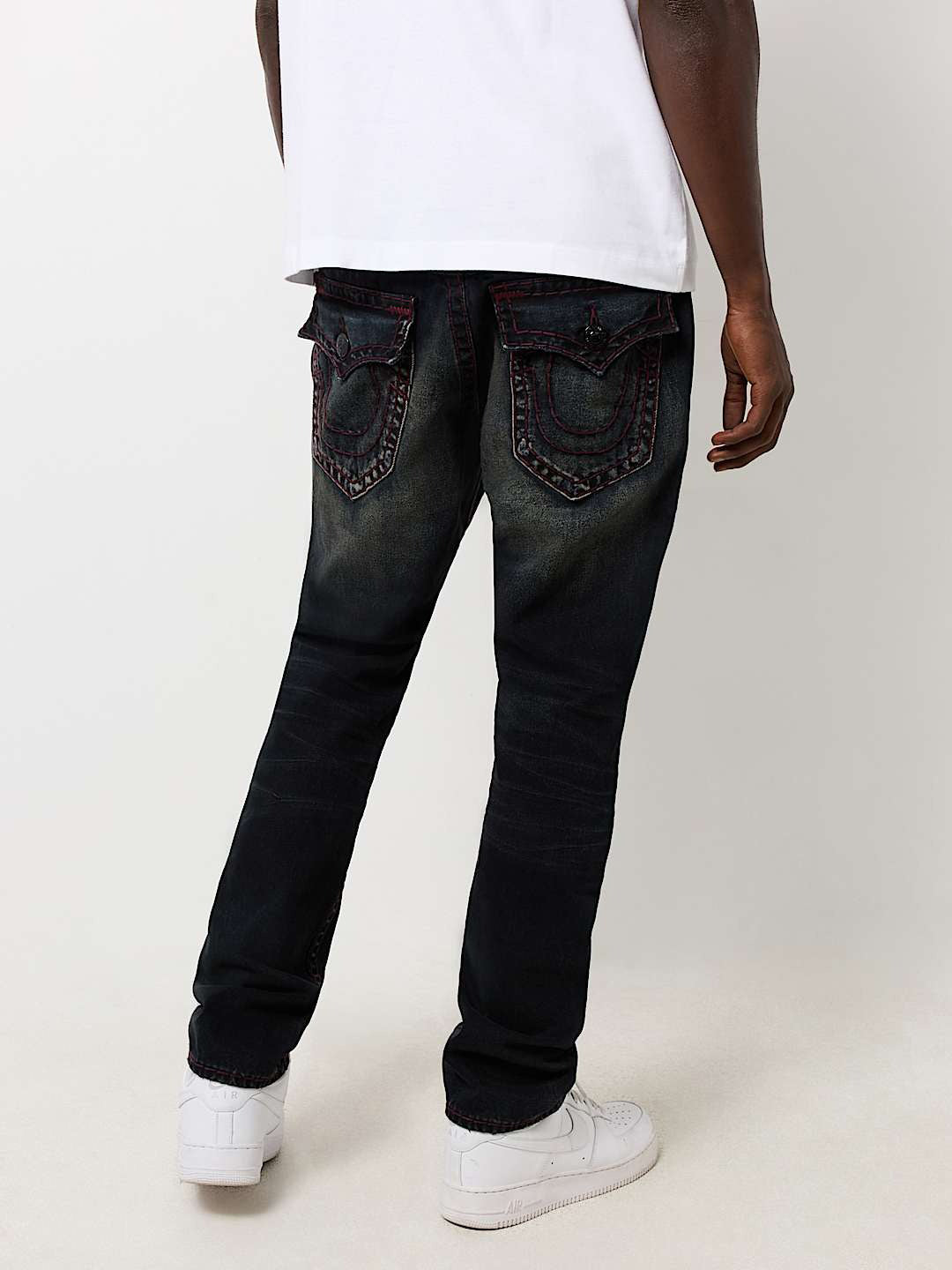 True Religion Men Blue Super T Rocco Jeans