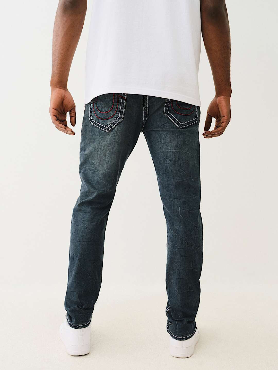 True Religion Men Blue Super T Rocco Jeans