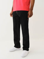 True Religion Men Black Straight Fit Solid Jeans