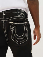 True Religion Men Black Slim Fit Solid Jeans