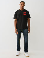 True Religion Men SUPER T Rocco Slim Fit Dark Wash Jeans
