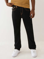 True Religion Men Black Super T Ricky Jeans