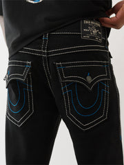 True Religion Men BIG T Billy Bootcut Fit Mid Rise Jeans